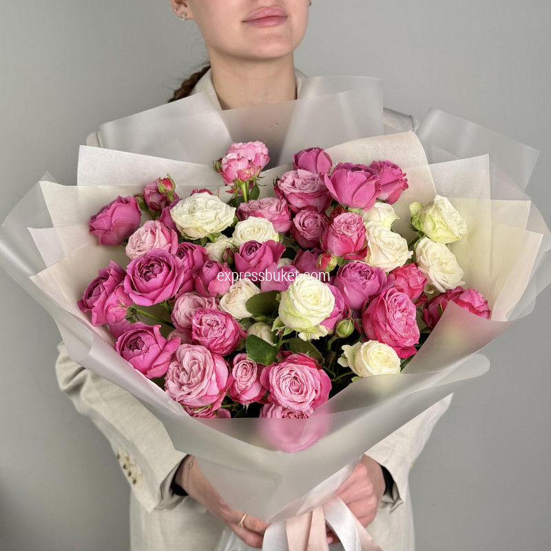 Набор «Букет + медведь»